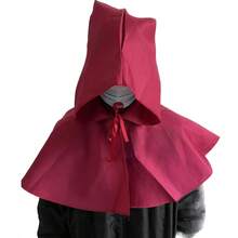 Capa de Grim Reaper para Halloween, Disfraz de Cosplay Medieval para Adultos, Capa con Capucha, Disponible en Stock, Traje de Cosplay - Azul - Ver 3