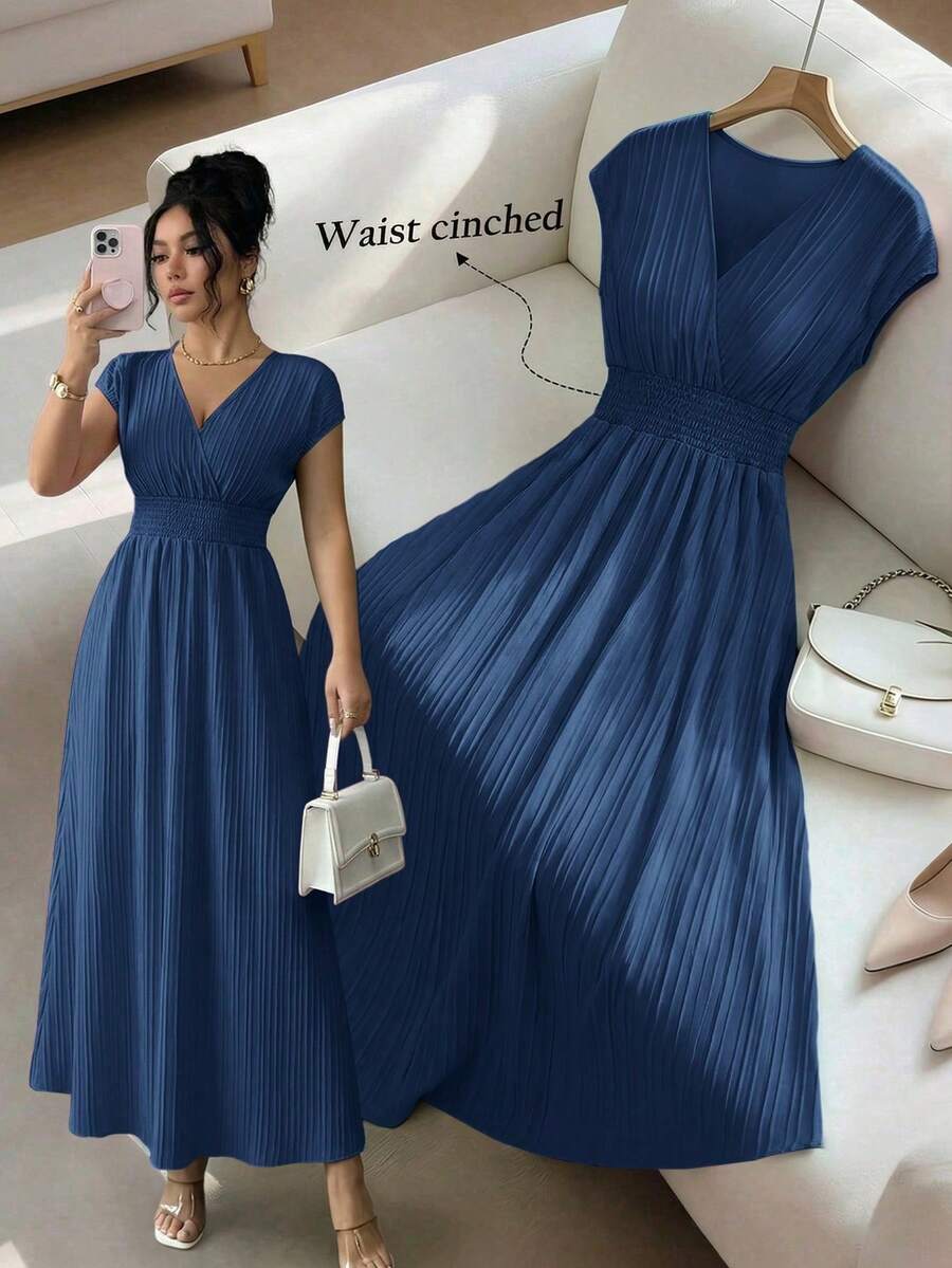 Women Two-Piece Outfits - Navy Blue - View 1
