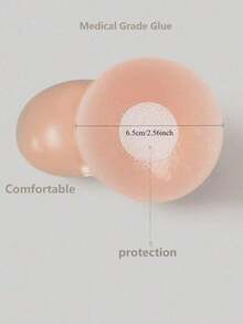 12pcs Reusable Silicone Nipple Covers Breast Petals Lift-Up Invisible Bra Pads Adhesive Stickers For Women - Multicolor - View 5