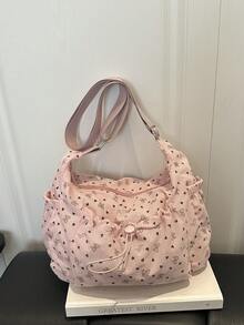 Large Tote Bag For Women, New Fashion Design Shoulder Bag, Textured Chic Style - Multicolor - View 9