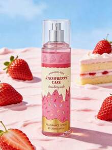 Spray de fragancia de pastel de fresa de 150ml – Spray de aroma aromático, adecuado para uso en interiores/exteriores, libera un aroma fresco natural. Perfecto para salidas diarias, reuniones, citas y otras ocasiones, portátil y de larga duración, opción ideal de fragancia para el hogar - Múltiples aromas - Ver 1
