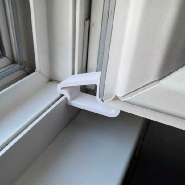 2/1 pièce cale de porte antidérapante robuste, convient pour balcon, fenêtre, porte, installation facile, verrou de rail pour maison, bureau, salle de bain, cuisine