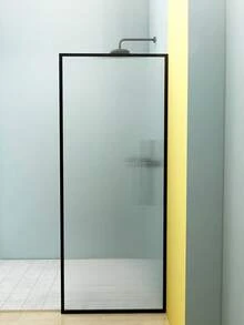 1 Roll Frosted Glass Window Film 44.5cm(17.5in) Wide, Soft Diffused Light Non-Glare, Static Cling Glue-Free Privacy Glass Sticker, UV Protection Anti-Glare, Trimmable And Easy To Remove, Free Installation Tools, Suitable For Home/Office/School/Cabinet Doors/Sliding Doors - Three-dimensional Rainbow Centerline - View 5