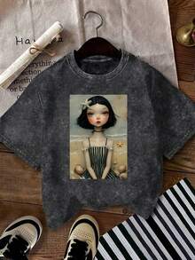 Women T-Shirts - Black - View 1