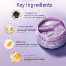 KOEC Caviar PDRN Eye Patches, Nourishing Under Eye Patches For Dark Circles, Depuffing Eye Mask For Puffy & Tired Eyes, All Skin Types - Caviar PDRN - View 3