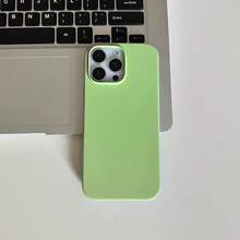 液態矽膠 3 層全覆蓋軟橡膠手機殼，適用於 iPhone 17 Pro 17 Pro Max 17，清新夏季配色，防震保護殼配耐刮微纖維內裡，相容於 13 11 16 Pro Max 15 14 Plus 12 Mini XS Max 7 8 Plus - 薄荷綠 - 查看 5
