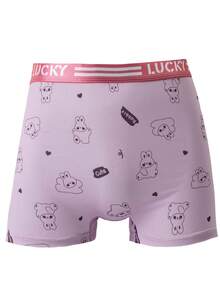 10pcs High Waist Plus Size Women's Panties, Comfortable Fashion Design, Solid Color And Printed Pattern, Anti-Slip Fit - Multicolor - View 6