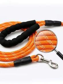 Extra Long Reflective Nylon Dog Leash Anti-Breakage Non-Slip Handle 360° Tangle-Free Swivel Clip Suitable For Outdoor Walking Recall Training Small And Medium Dogs - Multicolor - View 4