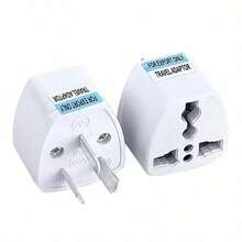 4pcs Global Travel Adapter, UK To EU/US/AU Plug Converter, 2-Pin To 3-Pin Socket Adapter, I Type Converter, Suitable For USA, UK And Australia - EU F Type Plug(220-240V) - View 12