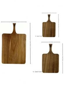 Multi-Size Cutting Board With Handle, Steak Serving Board, Kitchen Chopping And Plating Board, Suitable For Breakfast Serving, Also For Main Course Preparation, Perfect Gift For Home Parties And Housewarming - View 10