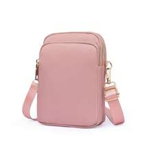 Ladies' Crossbody Bag, Shoulder Strap 3 Layer Phone Pouch With Adjustable Removable Shoulder Strap, Mobile Phone Pouch, Handbag For Cellphone, Wallet - Multicolor - View 14