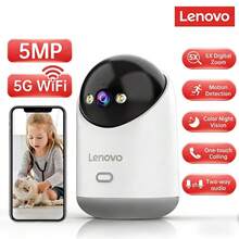 Lenovo C35 3MP WiFi Camera Smart Home Indoor IP Camera Full Color Night Auto Tracking Security CCTV Surveillance Baby Monitor - White - View 1
