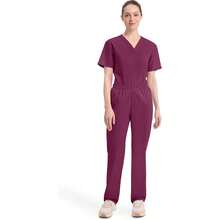 Dickies EDS Signature Scrubs For Women, Elastic Waist Pull-On Cargo Pants For Women In Soft Brushed Poplin - 86106 Variant 1 - 沒有任何 - 查看 6