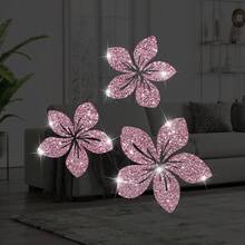 1pc Of Sparkling Floral Car Decals - Reflective Vinyl Stickers For Vehicle Body, Windows, Bumpers & Laptops - one-size - View 16