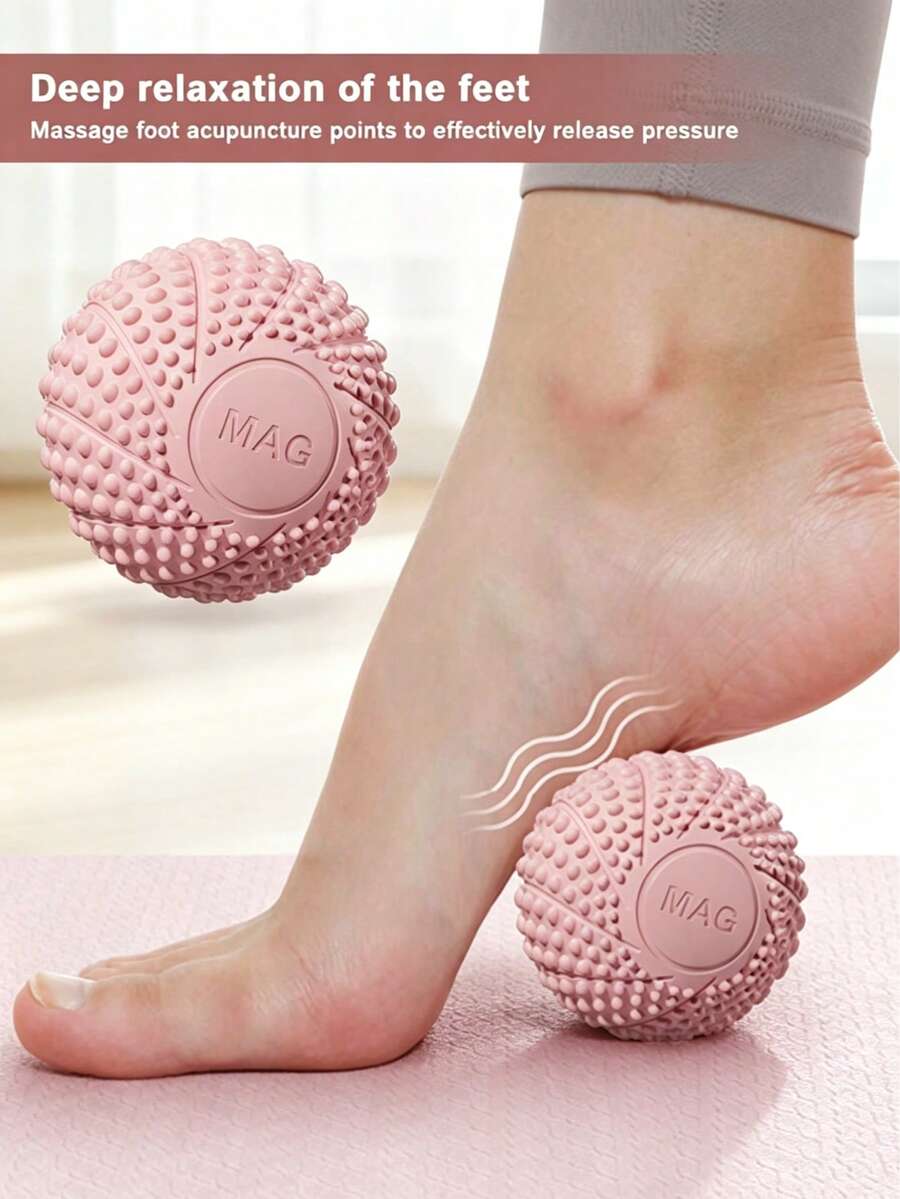 1個 7cm TPE 按摩球，筋膜球適用於頸部、背部、足部肌肉放鬆，適合健身與瑜珈