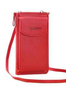 RFID Synthetic Fiber Bag Timeless Bag - Red - View 6