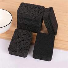 3/10/25 Pack Black Household Cleaning Sponge - Durable Natural Seaweed Scrubbing Sponge Suitable For Kitchen, Bathroom And More - Excellent For Removing Stains And Grease, Suitable For Dishware And Surface Cleaning - C - View 8