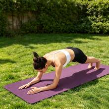 Foldable Portable Travel Yoga Mat, Non-Slip Textured Workout Mat, Thick Resilient Exercise Mat, Waterproof & Easy To Clean, Tear Resistant Fitness Mat, Space Saving Design For Home Gym, Pilates, Stretching, Indoor Workout, Travel & Outdoor Training - Multicolor - View 1