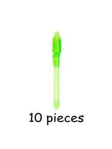 10/7/5 piezas Bolígrafo multifunción anti-falsificación con tinta invisible UV, bolígrafo detector de billetes de cabeza grande, bolígrafo fluorescente mágico, escritura secreta, bolígrafo para marcar notas, marcado invisible, gran regalo, regalo de cumpleaños festivo, regalo de vuelta a la escuela, regalo para familia amigos compañeros de clase colegas, regalo sorpresa para él/ella - Resaltador - Ver 7