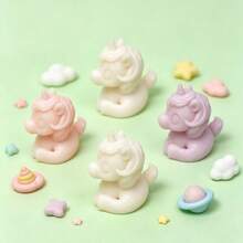 Sitting Q-Version Unicorn Silicone Mold For Candles, Aromatherapy, Plaster, Soap, Home Decor - White - View 5