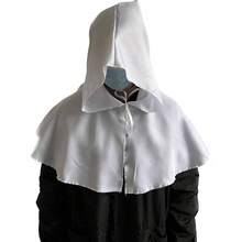 Capa de Grim Reaper para Halloween, Disfraz de Cosplay Medieval para Adultos, Capa con Capucha, Disponible en Stock, Traje de Cosplay - Azul - Ver 5