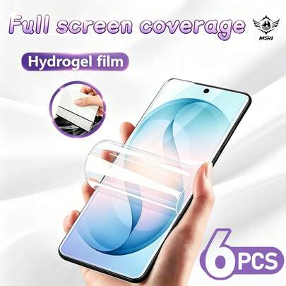 6pcs  High Transparency Hydrogel Screen Protector Compatible With Samsung Galaxy Z Fold 8 UltraGalaxy Z Fold 8Galaxy Z Fold 7Galaxy Z Fold 6Gala
