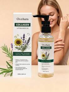 1 Botol 100ml Minyak Perawatan Tubuh Kolagen, Lembut dan Ramah Kulit, Melembapkan dan Menghidrasi, Menyegarkan dan Tidak Berminyak. Cocok untuk Perawatan Tubuh Sehari-hari untuk Semua Jenis Kulit - Berbagai aroma - View 1