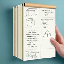 Cuaderno de borradores, papel de borradores dividido, cuaderno de borradores de cálculo matemático, cuaderno de borradores de dibujo, en blanco, cuaderno de borradores engrosado, útiles escolares - borrador - Ver 2