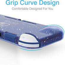 Switch Lite Glitter Crystal Case With Tempered Glass Screen Protector + Joystick Caps Set, Protective Shell Compatible With Switch Lite Model, Valentine's Day And Other Holiday Gift - View 3