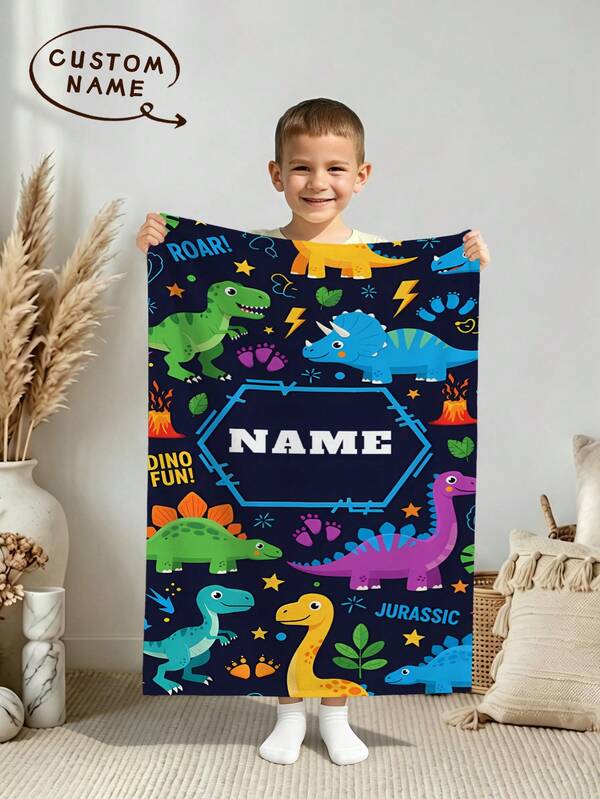 1pc Personalized Name Beach Towel, Customized Kids Beach Towel, Summer Children's Birthday Gift, Personalized Name Beach Towel For Boys And Girls, Suitable For Outdoor Beach Travel, Swimming, Fitness, Yoga, Beach Accessories, Personalized Beach Towel Gift For Friends, Multiple Sizes Available