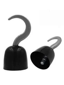1pc/Set Pirate Hook Halloween Pirate Hook Decorative Prop, Ghost Festival Activity Costume Party Performance Dress-Up Accessory - A - View 2
