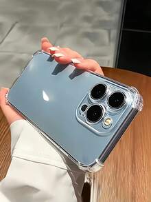 手機殼 5 入組防震 TPU 透明手機殼，適用於 iPhone 17、16、15、14、13、12、11 Pro Max、17 Air、14 Plus、X、Xs Max、Xr、8 與 7 Plus 背蓋 - 無色 - 查看 3