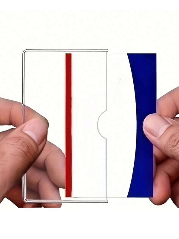 Medical Insurance Card Protector Transparent PVC Waterproof Medical Card/Social Security Card Protector - Transparent Vinyl Plastic Card Holder, Suitable For Insurance Cards, Social Security Cards, Subway Cards, Driver's Licenses Or Other Cards, Can Be Used As Card Holder, Business Card Holder, Credit Card Holder, ID Card Holder, Unisex