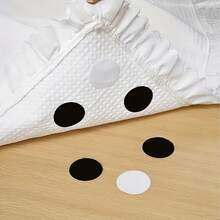 10 Pairs Double-Sided Fasteners | Suitable For Carpets, Tablecloths, Sofa Covers, Curtains, Bedspreads - No Residue Glue, Repositionable, Non-Slip - Multicolor - View 3