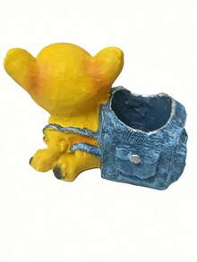 1PC Resin Dog Pen Holder, Cute Cowboy Bag Desk Organizer, Christmas Gift For Teacher Friend Student, Birthday Present For Pet Lover School Supplies - Style 1 - View 5