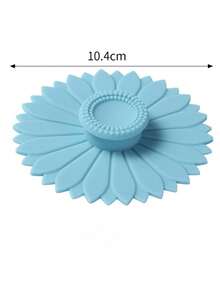 2pcs Silicone Cup Lid Creative Sealed Mug Cover Dustproof Glass Ceramic Cup Cover For Multiple Cup Types - 彩色 - 查看 3