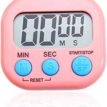 1pc Multifunction Electronic Timer, Magnetic Digital Timer With Large LCD Display, Countdown Timer With Sound/Mute Switch, Widely Used For Break Time, Cooking, Fitness, Meeting, Classroom, Timer Gift, Apartment Essential, College Dorm Essential (New And Old Models Randomly Shipped) - Multicolor - View 10