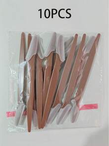 1/10/15件組眉毛修剪器套組－長柄精準修剪器，適用於眉毛造型與修整；適用於臉部與頸部刮鬍；男女皆宜；適合居家使用或旅行攜帶 - 多色 - 查看 9