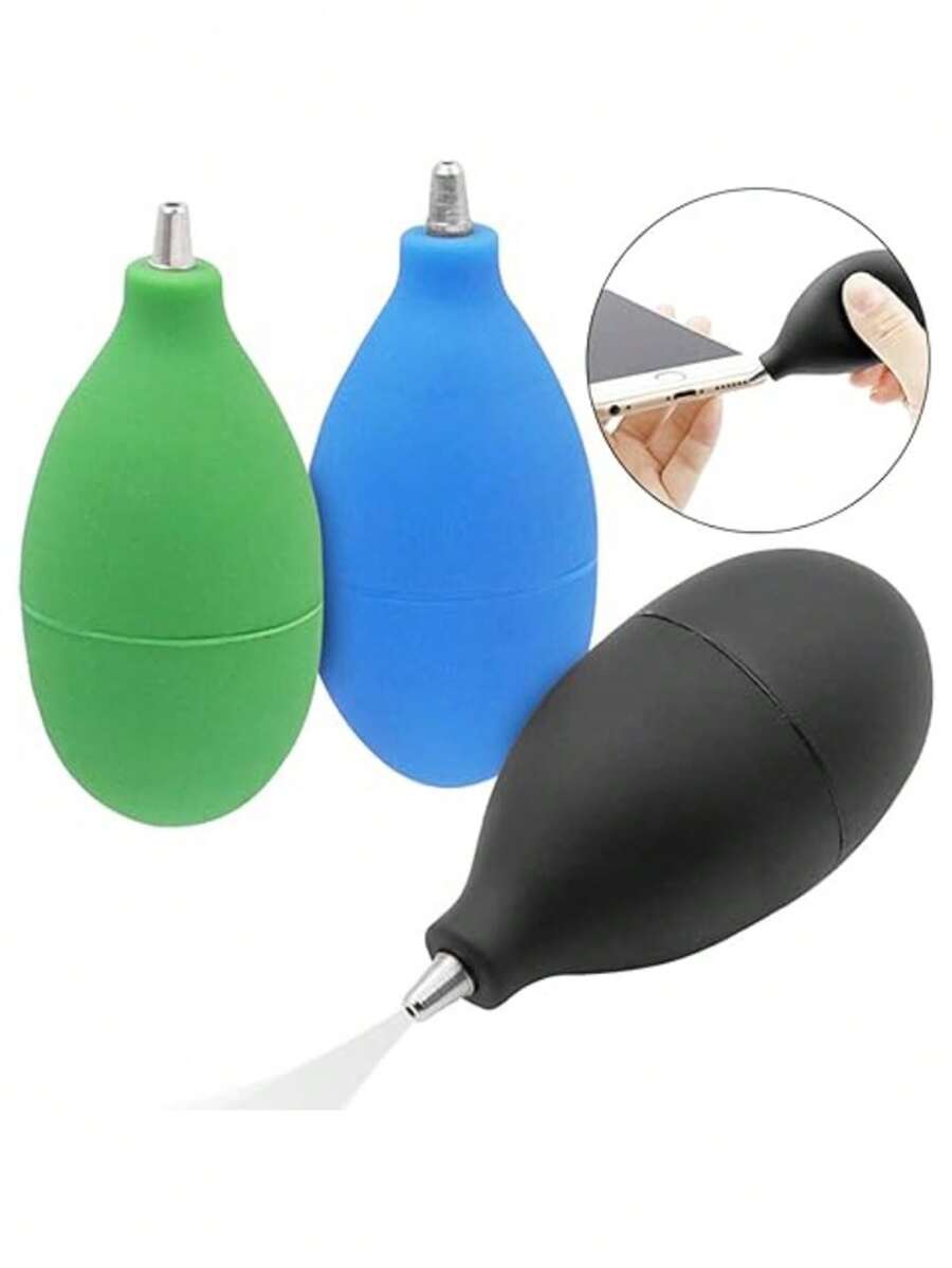 Blower Udara Karet Portabel dengan Nozzle Tekan - Blower Debu, Blower Udara Kuat untuk Keyboard Komputer, Motherboard Komputer, Kamera, Tablet, Alat Pembersih Ponsel, Cocok untuk Membersihkan Lensa Kamera, Jam Tangan, Ponsel, Keyboard, Motherboard, Tablet - Aliran Udara Kuat, Ideal untuk Perbaikan dan Pemeliharaan Perangkat Elektronik - Beraneka warna - View 1
