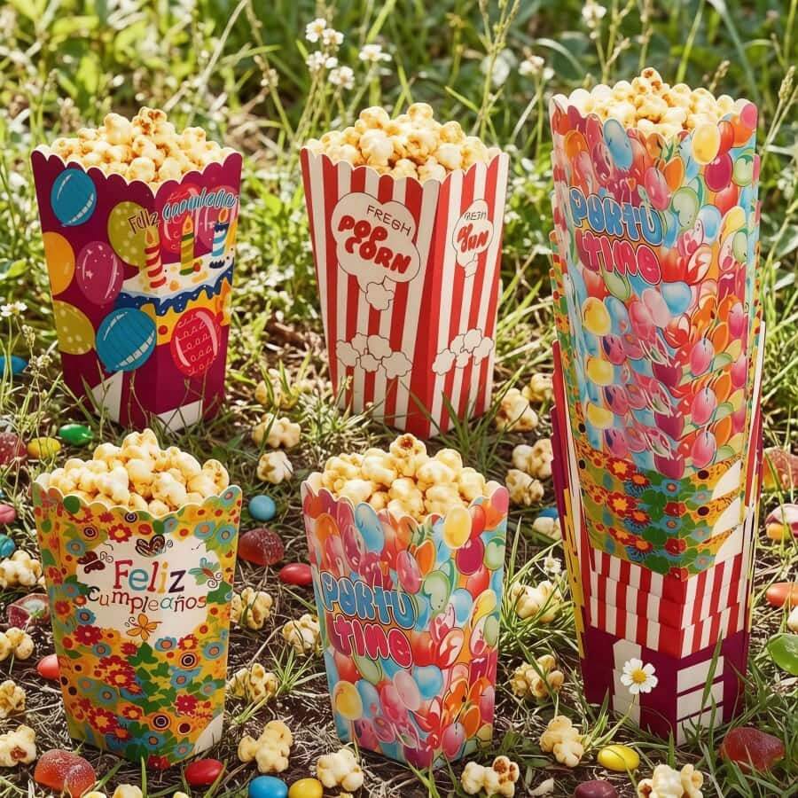 6/12/24 Peças Caixas de Pipoca de Balão de Doce, Adequadas para Festa de Aniversário com Tema de Balão, Estilo de Cor Aleatória (6 Peças/Conjunto), Podem Ser Usadas como Recipiente Descartável de Pipoca, Caixa de Batatas Fritas, Caixa de Pão, Caixa de Doces, Recipiente Descartável de Embalagem de Alimentos para Revelação de Gênero, Caixa de Batatas Fritas Combinada como Presente, Suprimentos de Festa Surpresa, Caixa de Doces, Caixa de Presente de Festival para Melhor Amigo, Caixa de Embalagem de Decoração de Atmosfera de Festa - multicolorido - Visão 1