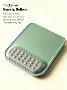 Large Ergonomic Wrist Rest Mouse Pad For Women, Memory Foam & Silicone Anti-Slip Wristband Mouse Mat - View 6