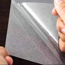 1 Roll Self-Adhesive Frosted Opaque PVC Window Privacy Film, Matte Heat Insulation Anti-UV Anti-Explosion Anti-Peeping Window Decorative Sticker, Suitable For Living Room - Multicolor - View 6