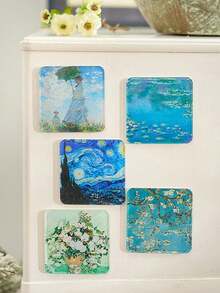 DIY Refrigerator Magnet Making Kit | Transparent Acrylic Square Blank Pieces | Fashionable Handmade Gift Materials - DIY Refrigerator Magnet Material Kit - View 9