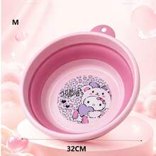 SANRIO 1 Set Official Foldable Water Bowl And Spoon, Lightweight Space-Saving Portable For Travel, Multi-Scenario Use - Multicolor - View 10
