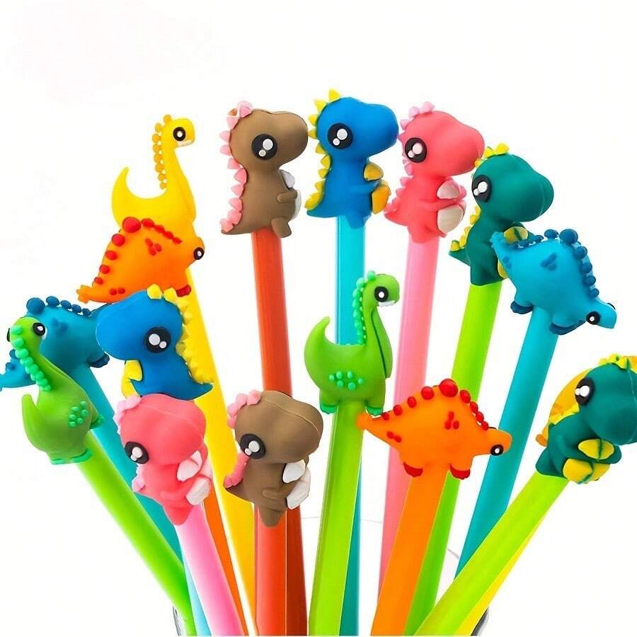 50pcs Animal Shaped Gel Pens, Office Signature Pens, Holiday Small Gifts, No Paper Jam - Suitable For Notes, Homework And Office Use - Multi-Color Assortment
