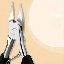 1pc Heavy Duty Durable Stainless Steel Professional Nail Clipper, Suitable For Thick Nails And Ingrown Nails, Unisex Pedicure Use, Sharp Curved Blade - Specification - View 2