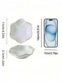 優雅蓮花陶瓷湯匙架，適用於爐灶，優雅烹飪器具架，耐熱器具架，檯面展示，婚禮、喬遷之喜等理想禮物 - 彩色 - 查看 3