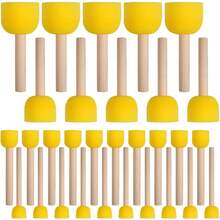 Bộ 30 cọ mút tròn vẽ tranh, cọ mút tròn sơn acrylic, dụng cụ vẽ nghệ thuật và thủ công tự do, quà tặng hoàn hảo cho người đam mê nghệ thuật, tựu trường, người mới bắt đầu vẽ - Bộ mút vẽ tranh - Xem 10