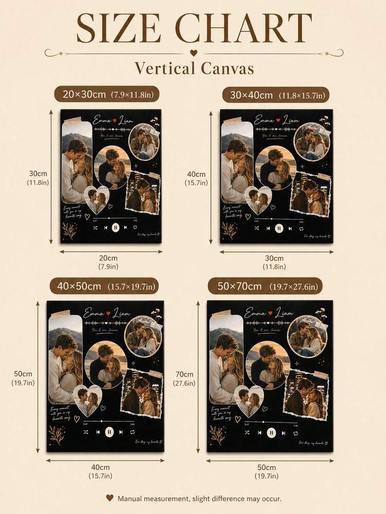 1pc, Custom Canvas Print, Personalized Pet Photo Canvas Printing - Unique Wall Art, Perfect For Dogs And Cats, An Ideal Gift For Pet Lovers, Home Decor Keepsake.Only The Core. - Multicolor - View 5