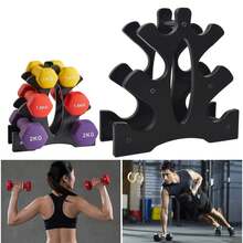 Multi-Layer Plastic Dumbbell Stand, Portable Weight Storage Rack For Home Gym - Multicolor - View 9